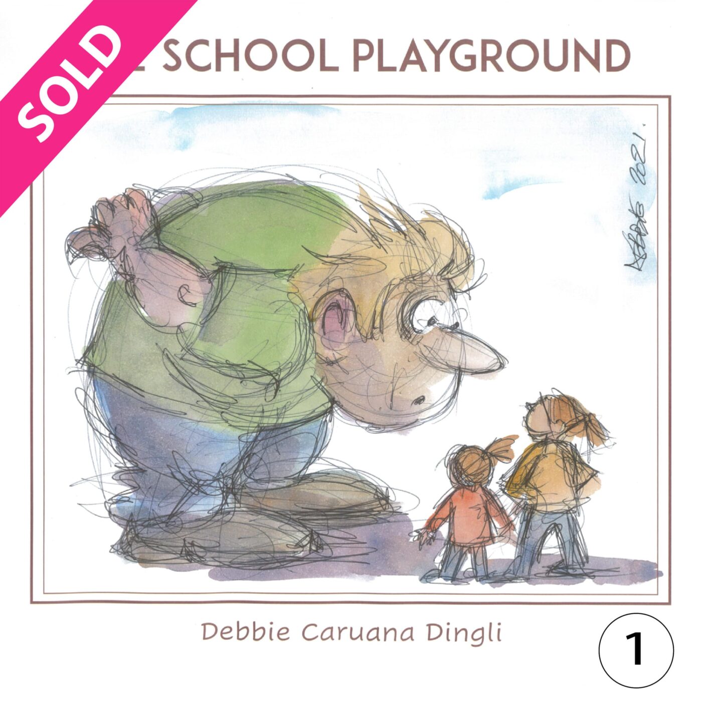 COLLECTOR’S EDITION - The School Playground, Debbie Caruana Dingli