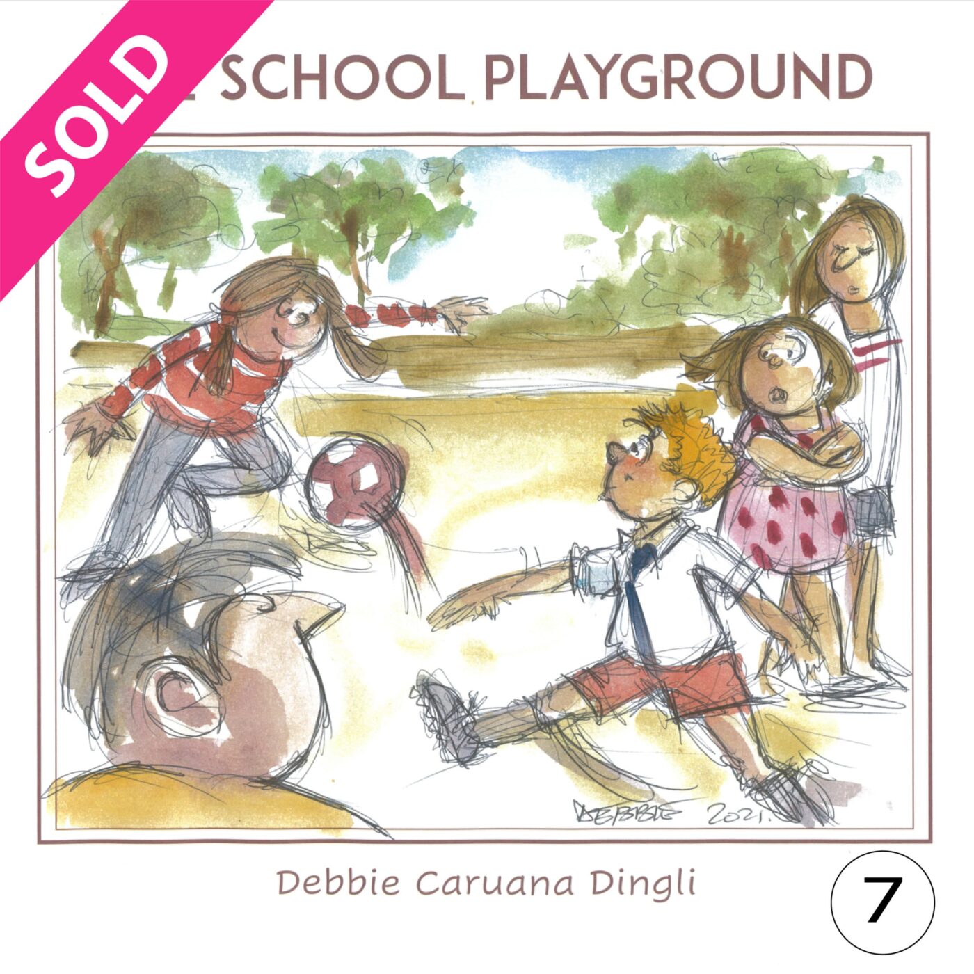 COLLECTOR’S EDITION - The School Playground, Debbie Caruana Dingli - Image 7