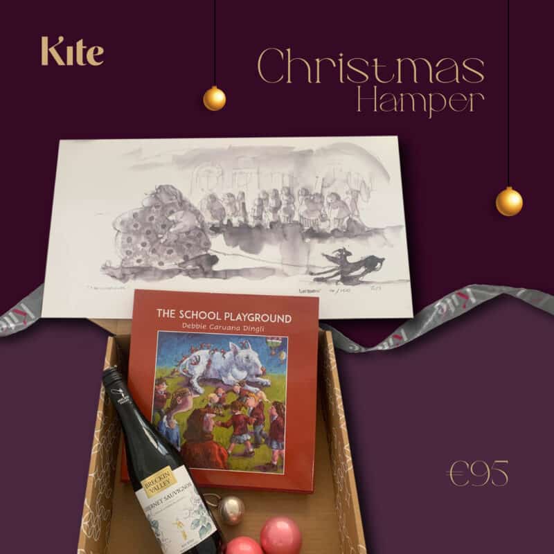 Christmas hamper: Book, Print & Wine