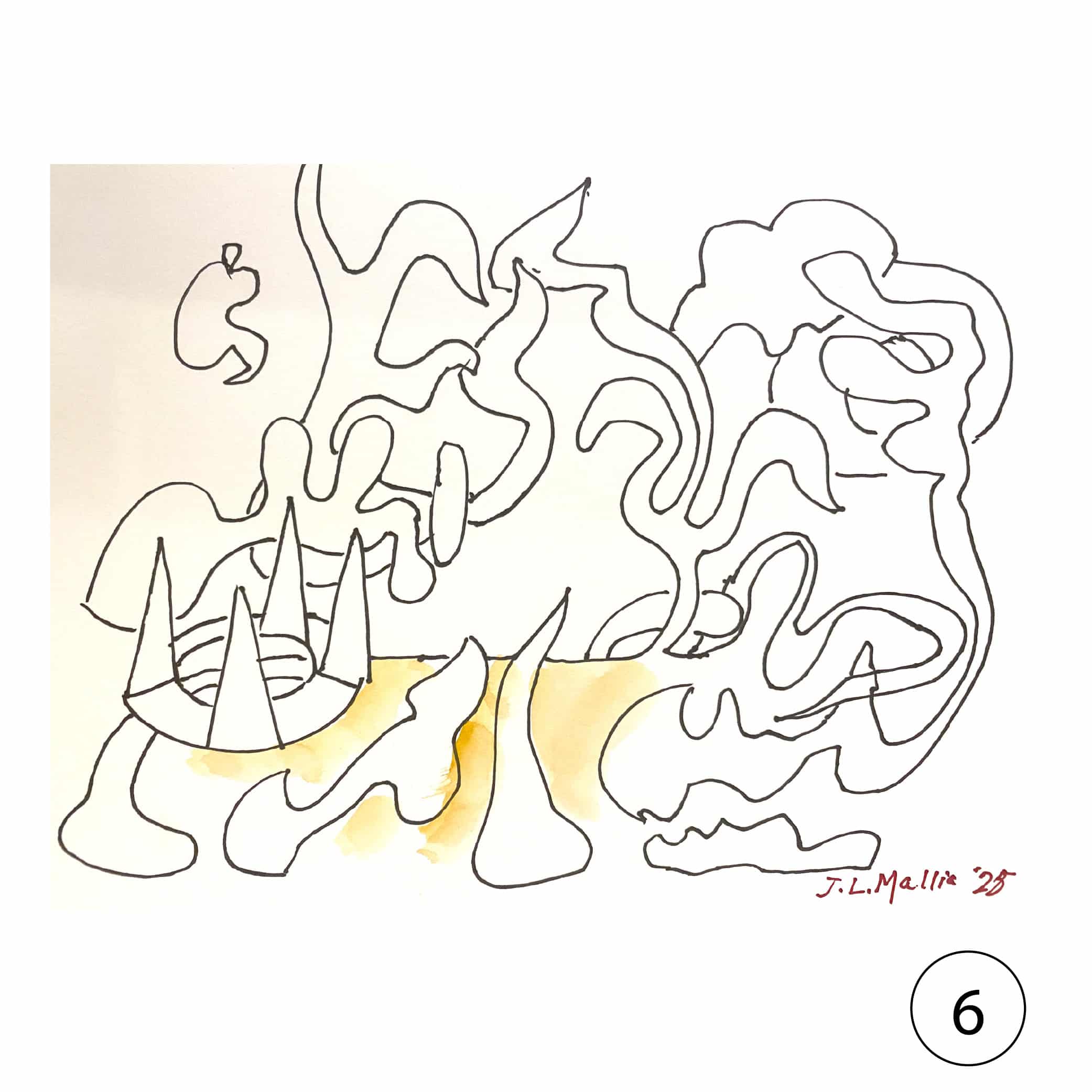 Collectors' Edition: Original drawing by JL Mallia + Book: Islands and Cultural Translation, The Art of Joseph L. Mallia - Image 6