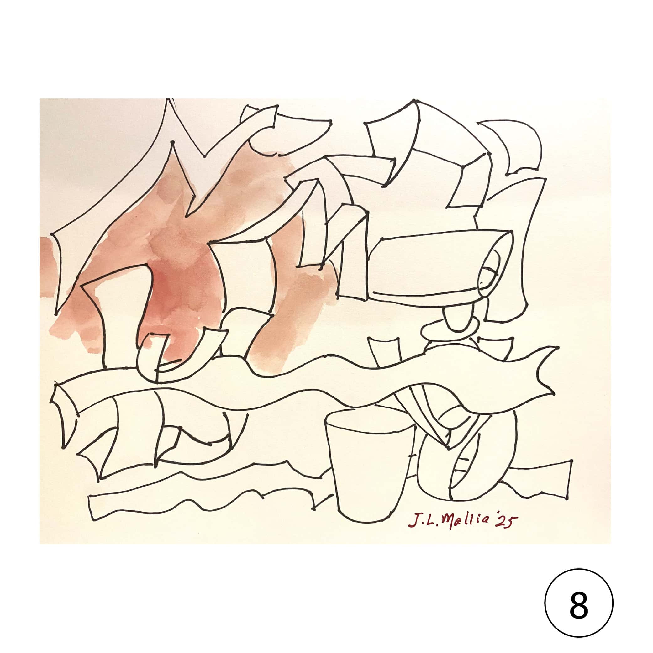 Collectors' Edition: Original drawing by JL Mallia + Book: Islands and Cultural Translation, The Art of Joseph L. Mallia - Image 8