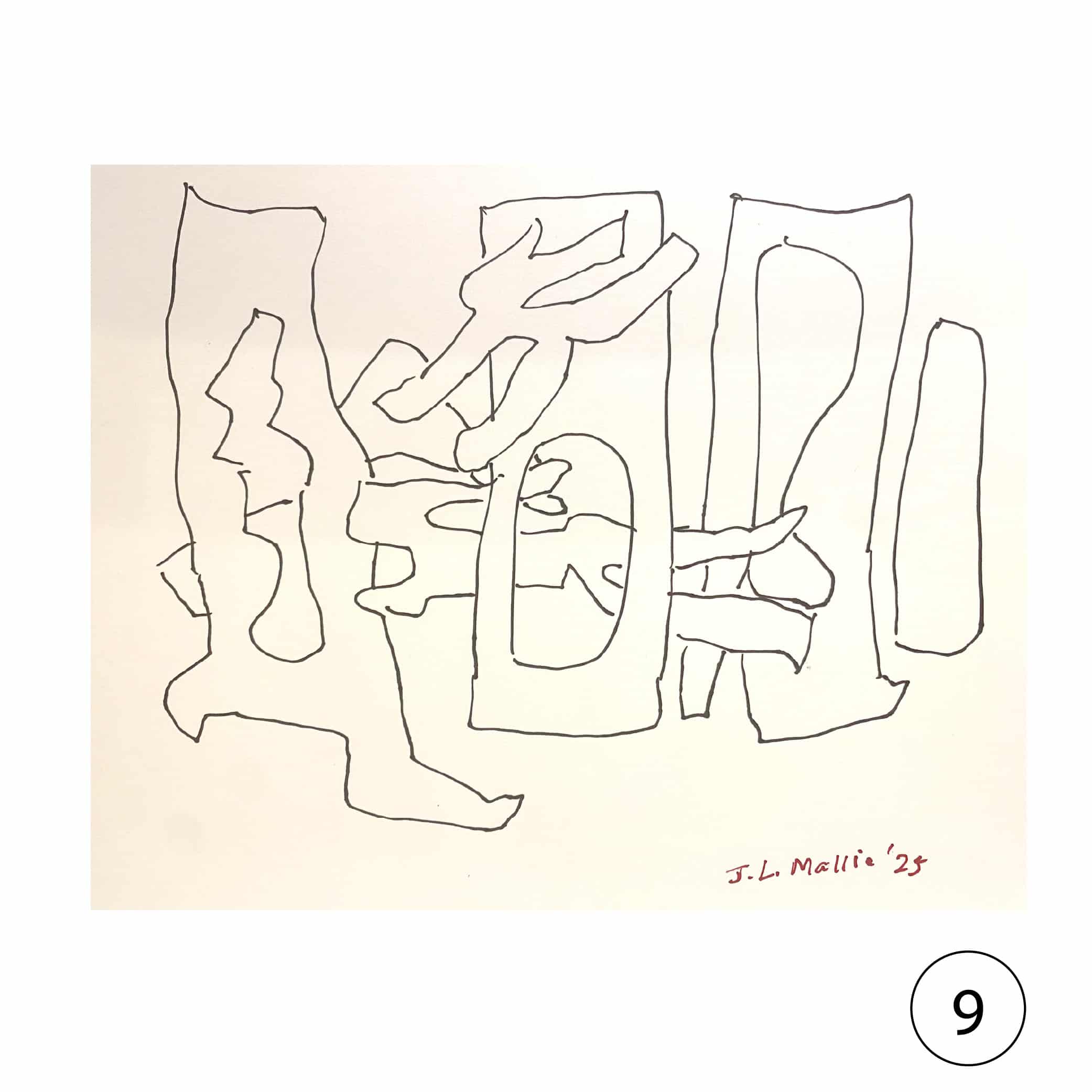 Collectors' Edition: Original drawing by JL Mallia + Book: Islands and Cultural Translation, The Art of Joseph L. Mallia - Image 17