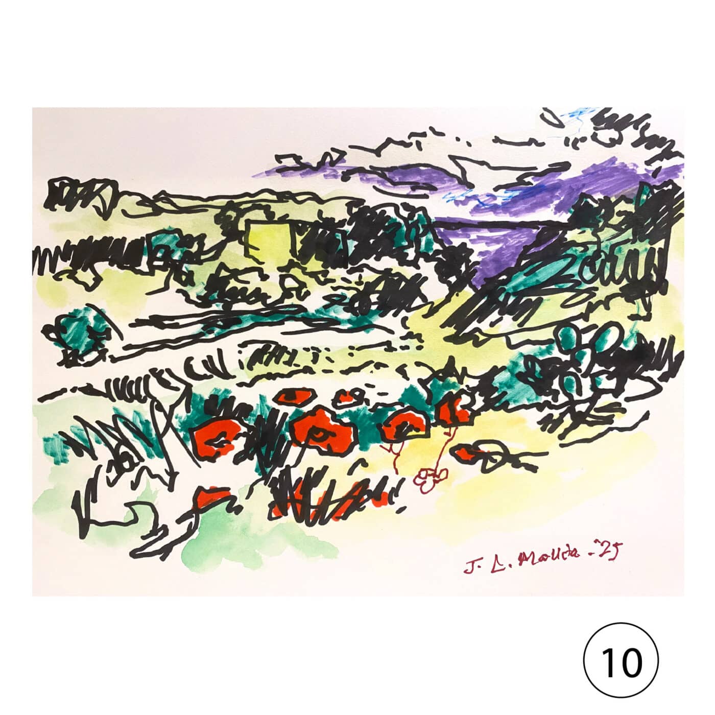 Collectors' Edition: Original drawing by JL Mallia + Book: Islands and Cultural Translation, The Art of Joseph L. Mallia - Image 11