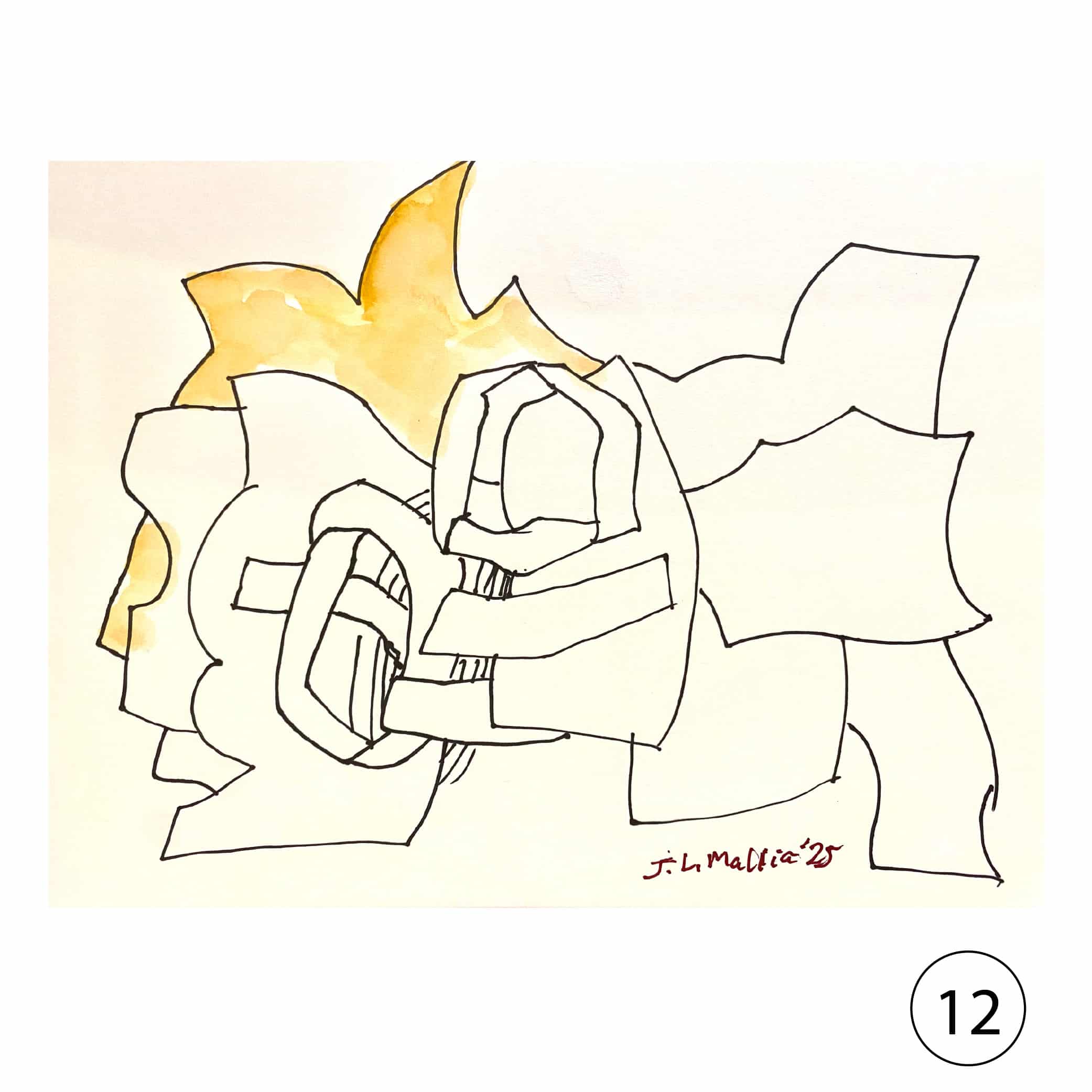 Collectors' Edition: Original drawing by JL Mallia + Book: Islands and Cultural Translation, The Art of Joseph L. Mallia - Image 18