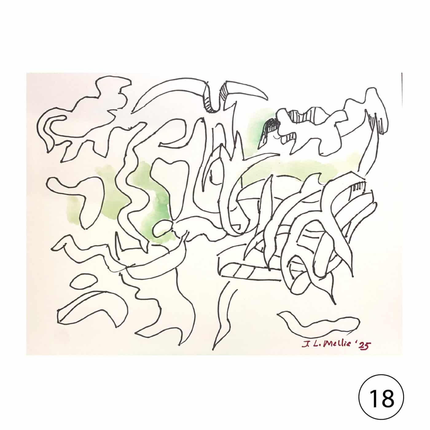 Collectors' Edition: Original drawing by JL Mallia + Book: Islands and Cultural Translation, The Art of Joseph L. Mallia - Image 19
