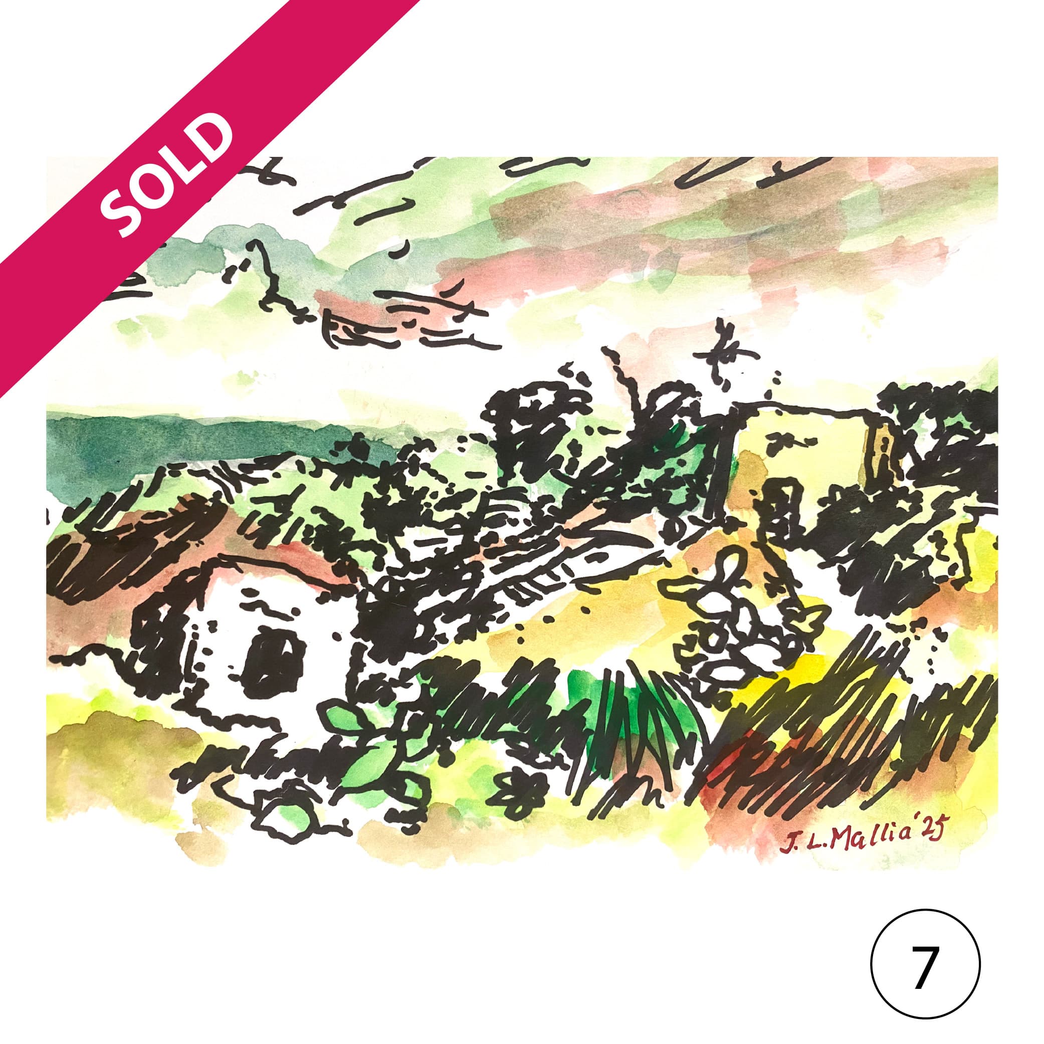 Collectors' Edition: Original drawing by JL Mallia + Book: Islands and Cultural Translation, The Art of Joseph L. Mallia - Image 16