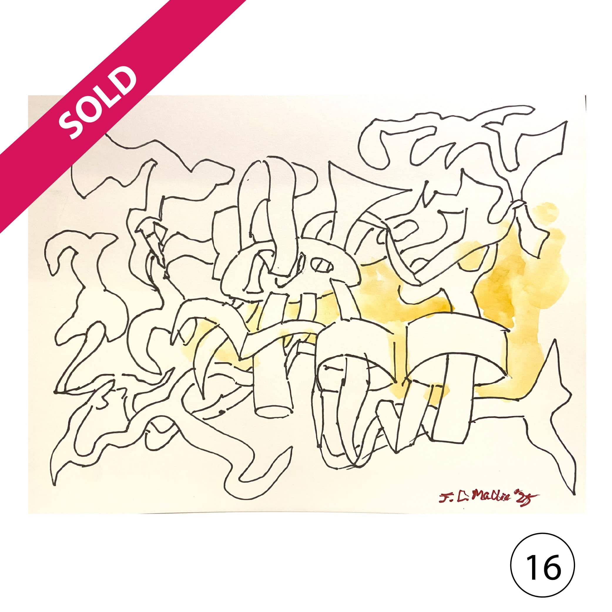 Collectors' Edition: Original drawing by JL Mallia + Book: Islands and Cultural Translation, The Art of Joseph L. Mallia - Image 10