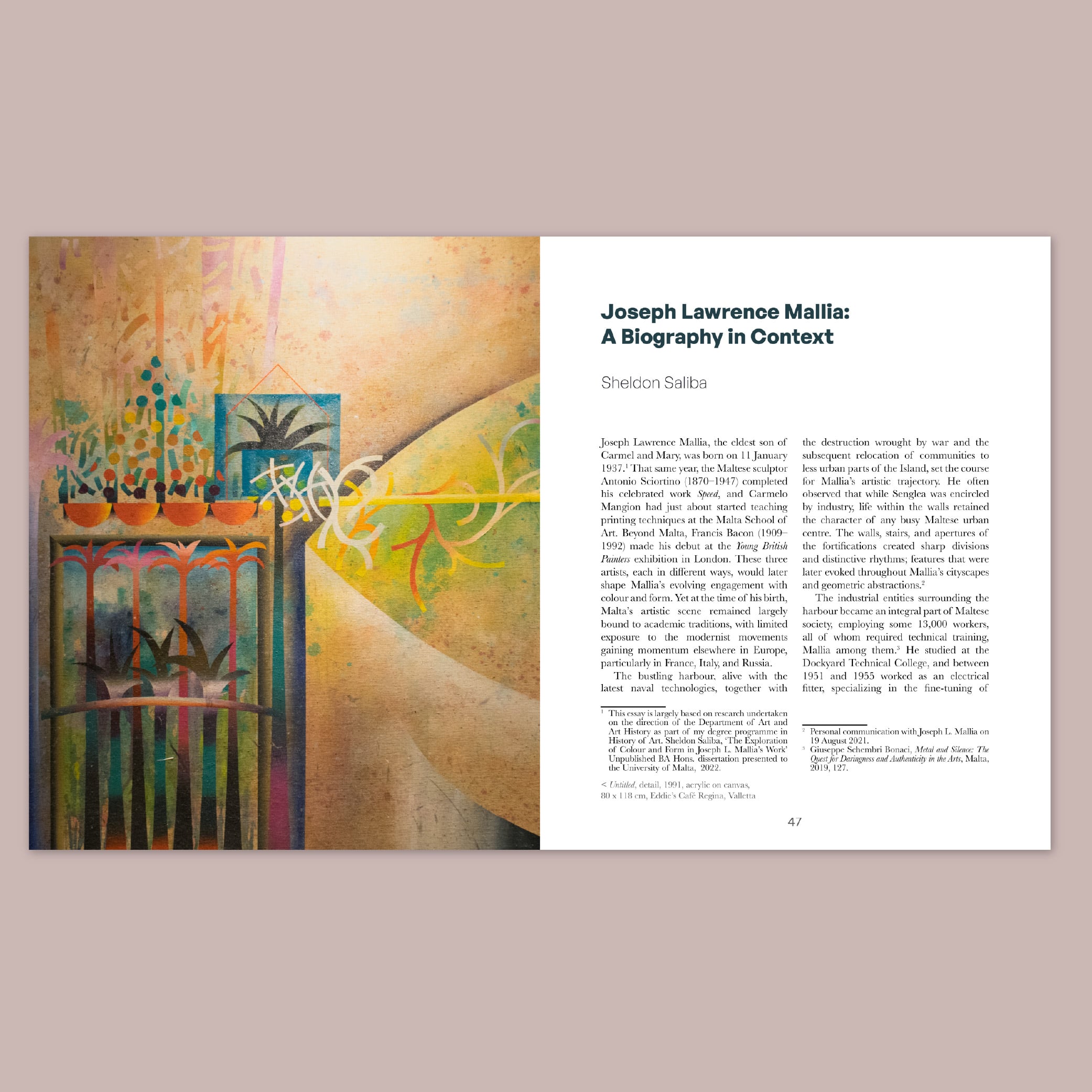 Islands and Cultural Translation, The Art of Joseph L. Mallia - Image 2