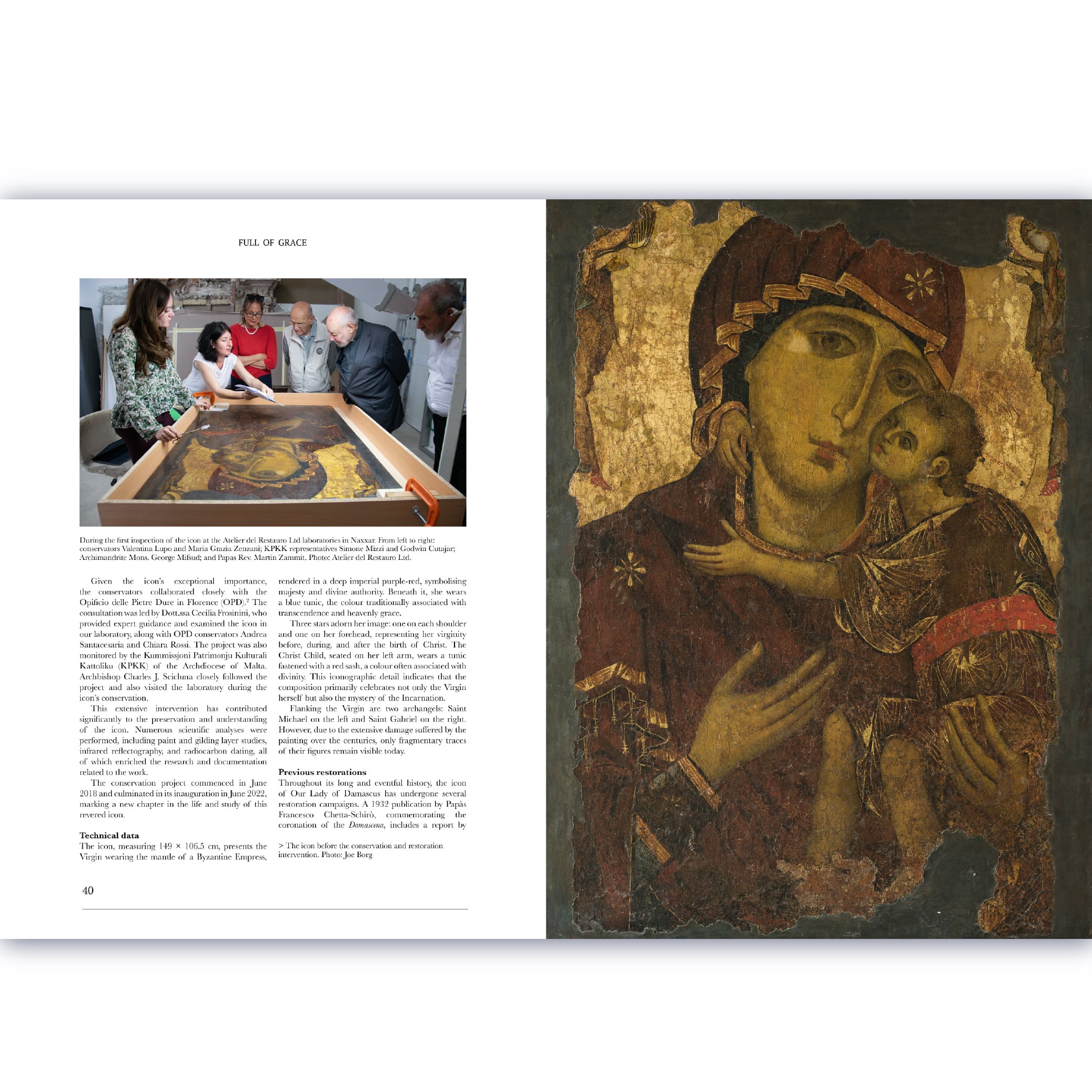 Full of Grace, The Icon of Our Lady of Damascus in Rhodes and in Malta. Complied Papàs Martin Zammit - Image 4